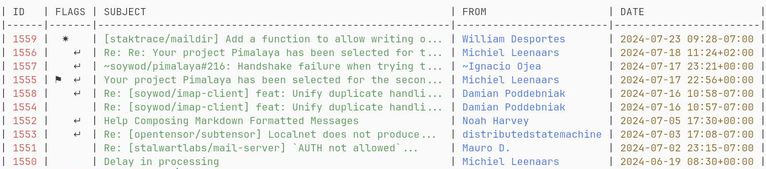 Himalaya CLI screenshot